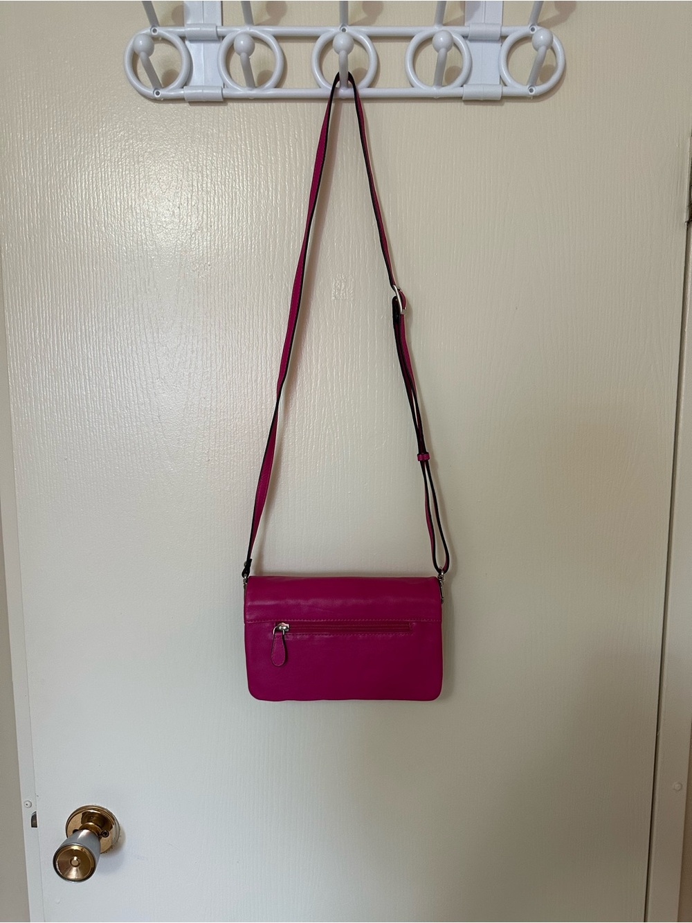 DANIER Leather multicolor ladies crossbody bag - Picture 3 of 7